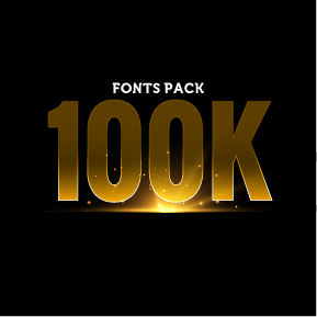 Fonts Pack 100k Free