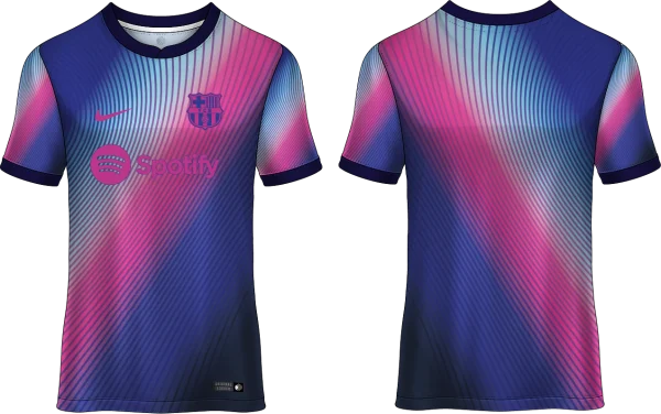 Fc Barcelona Diseño Degradado