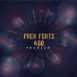 Fonts - Fuentes Pack 450 Premium