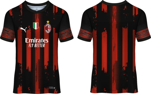 Ac Milan Diseño Lineal 2024-25