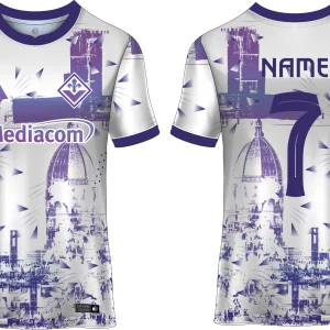 Vector Camiseta Fiorentina Blanco 2023