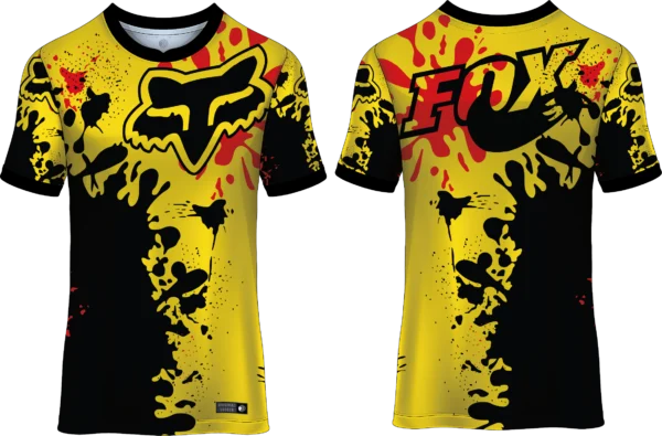 Vector Camiseta FOX Amarillo