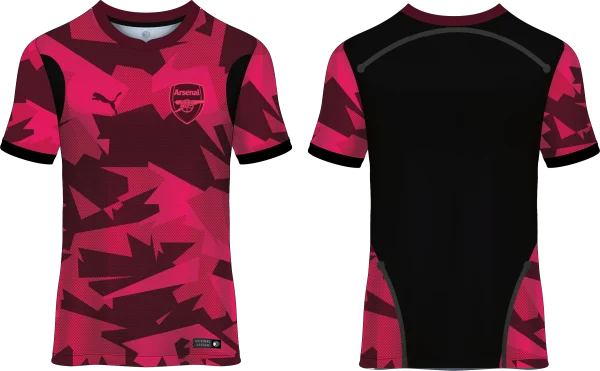 Vector Camiseta Arsenal Futbol 2018