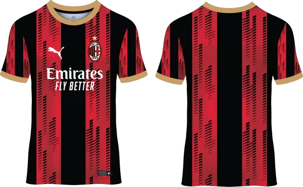 Ac Milan Diseño Vector