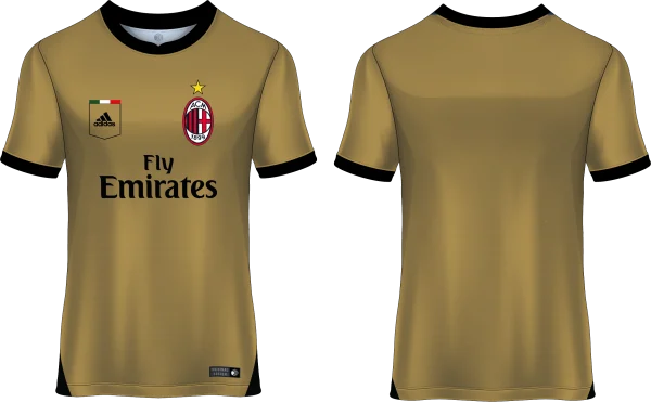 Ac Milan Home 2013-2014 Vector