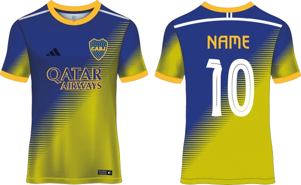 BOCA JUNIORS Jersey PRO vector