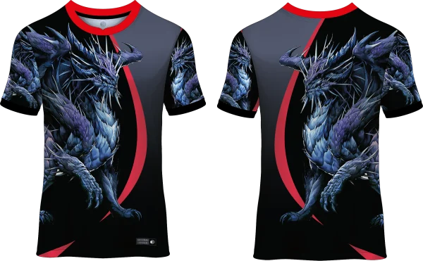 Dragón fantasy Jersey vector