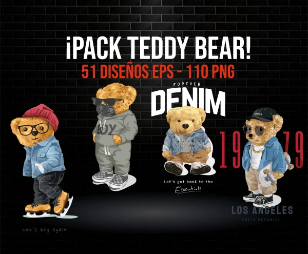 Pack Teddy Bear