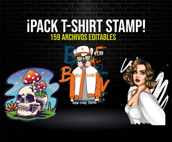 Pack T-shirt Stamp 2