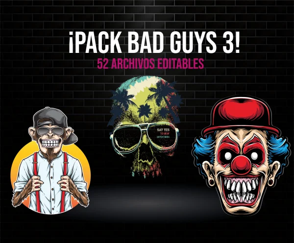 Pack bad Guys 3