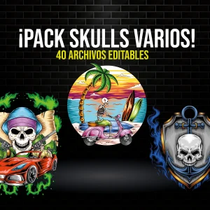 Pack skull Varios