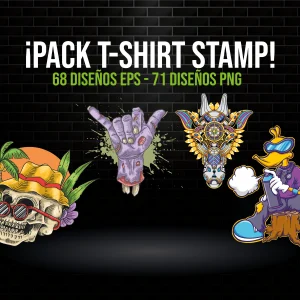 Pack T-shirt Stamp 3