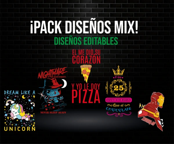 Pack diseños MIX