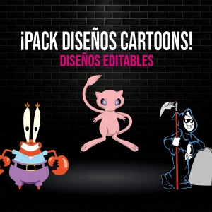 Pack Diseños Cartoons