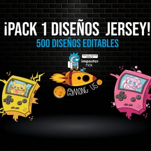 Pack 1 diseños Jersey