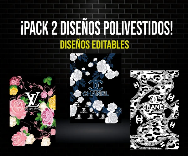 Pack 2 Diseños Polivestidos