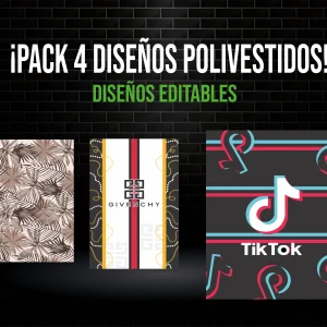 Pack 4 Diseños Polivestidos