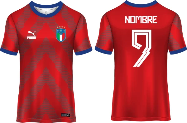 Italia Camiseta Roja 2022