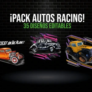 Pack autos racing