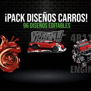 Pack diseños carros