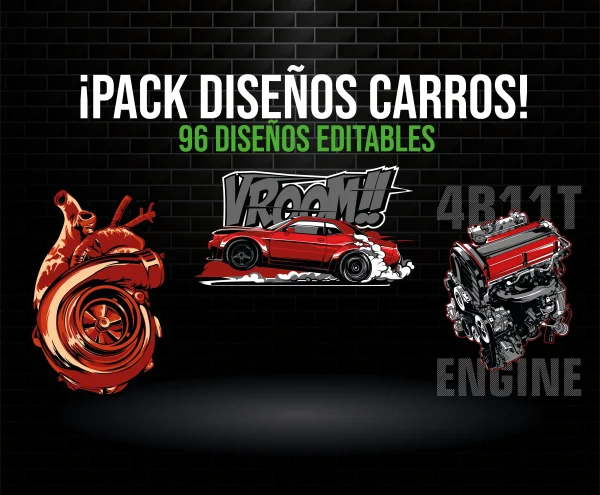 Pack diseños carros