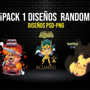 Pack 1 diseños Random