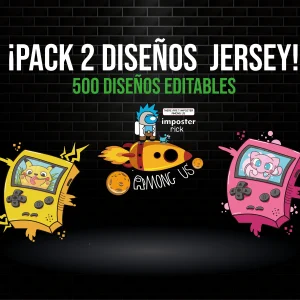 Pack 2 diseños Jersey