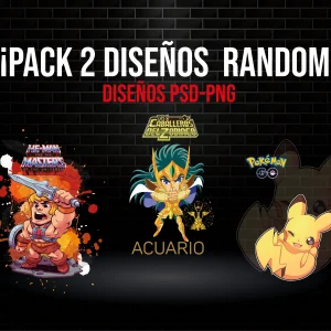 Pack 2 diseños Random