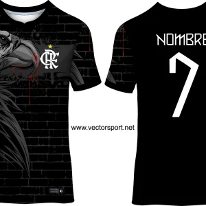 Flamengo camiseta negra