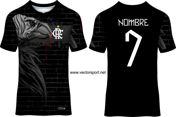 Flamengo camiseta negra