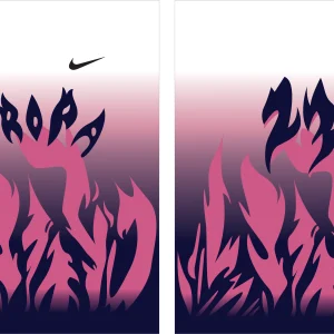 Basketball Pink Fire