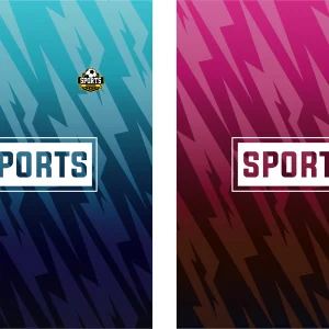 Sports Pattern Gradient Rays