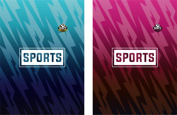 Sports Pattern Gradient Rays