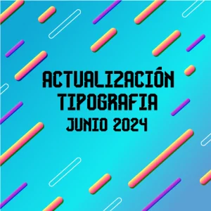 Tipografía Deportiva Variada Junio 2024