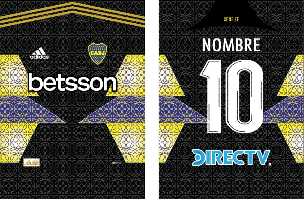 Boca Juniors Fantasy Geometric