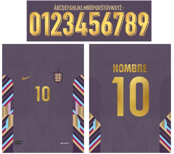 Inglaterra Jersey Away EUROCOPA 24