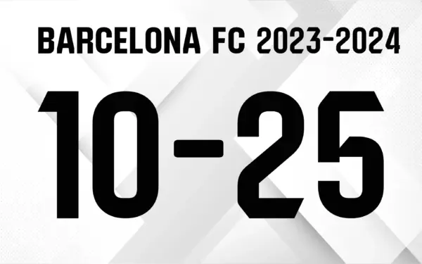 Tipografía Barcelona FC 23-24