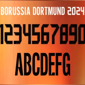 Tipografia Borussia Dortmund Esp. 2024