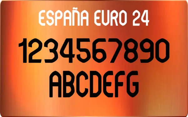 Tipografia España Euro 24