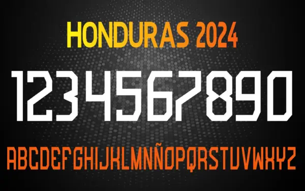 Tipografía Honduras 2024