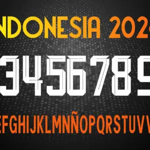 Tipografía Indonesia 2024