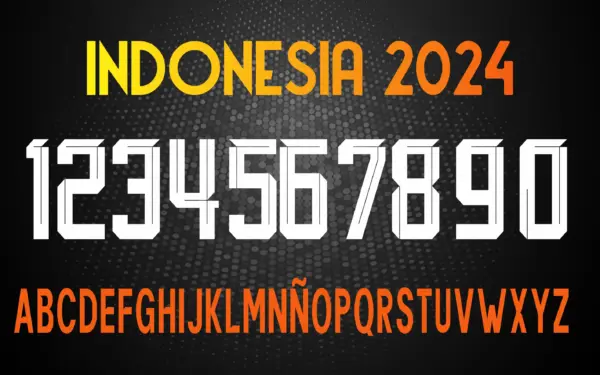 Tipografía Indonesia 2024