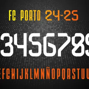 Tipografía Porto FC 24-25