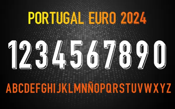 Tipografía Portugal Euro 2024