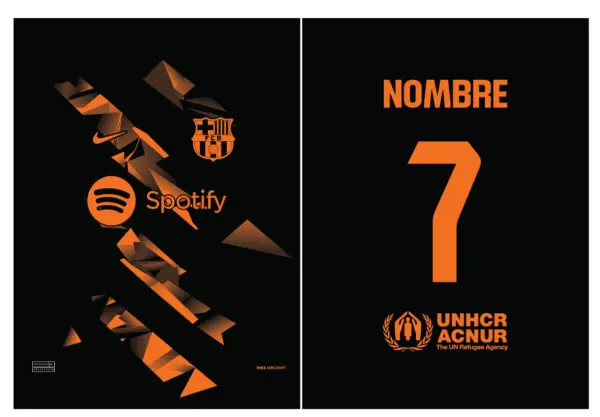 Barcelona FC Naranja Jersey PRO