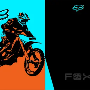 Motocross Fox Design Bitono