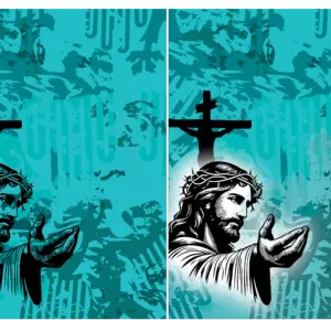 Textura Jesus Vector 2024