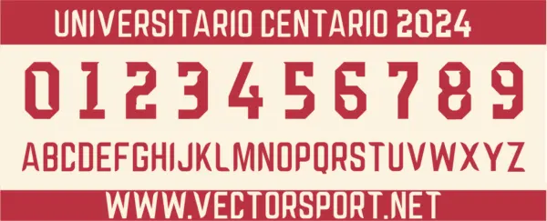 Tipografia Universitario Centenario 2024