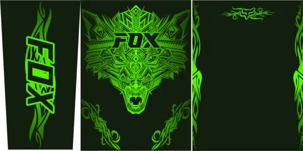 Motocross Fox Neon