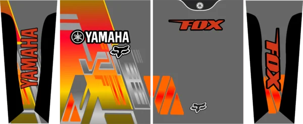 Motocross Yamaha Naranja